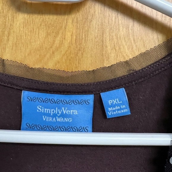 Simply Vera Vera Wang Brown Dress - Picture 2 of 5